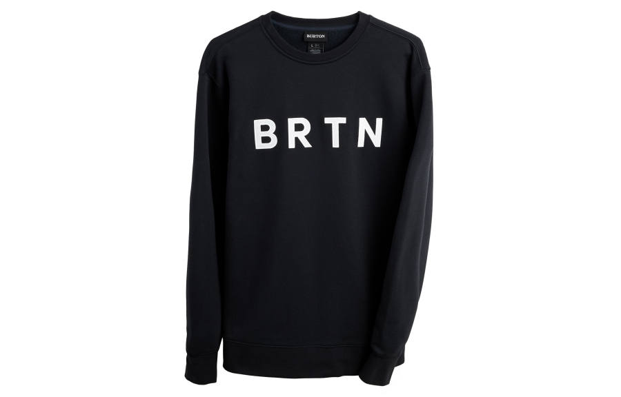BURTON BURTON Sweatshirts Men's Black Crew Neck Moderate