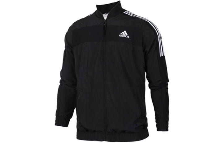 Adidas Adidas Jackets Men's Black Baseball Collar Moderate Other