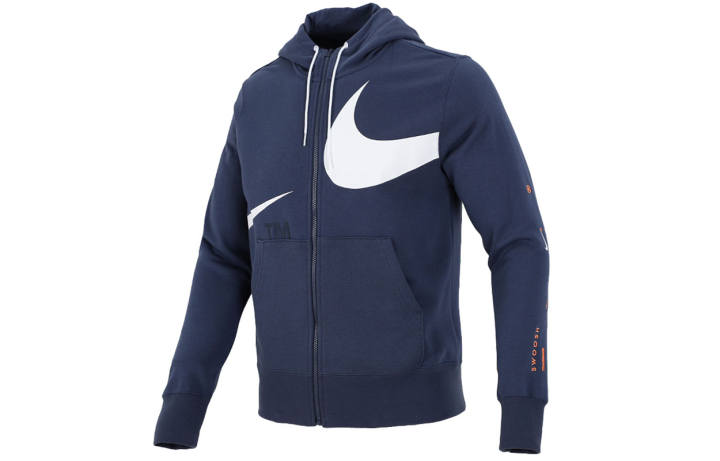 Nike Nike Jackets Men's Navy Blue Hooded Moderate Other