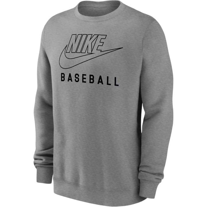 Nike Nike Swoosh Club Fleece Men's Baseball Pullover Crew Neck Sweatshirt