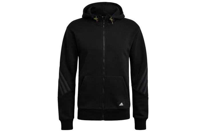Adidas Adidas Jackets Men's Black Hooded Moderate Other