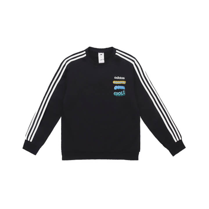 Adidas Adidas Sweatshirts Unisex Black Crew Neck Moderate