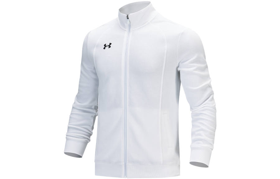 Under Armour Under Armour Jackets Men's White Stand Collar Moderate