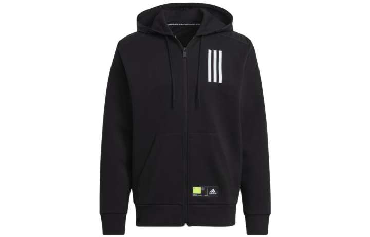 Adidas Adidas Jackets Men's Black Hooded Moderate Other