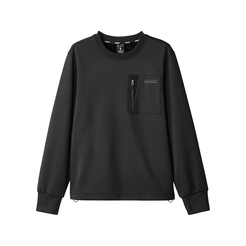 Skechers Sports Life Collection Sweatshirt Unisex Carbon Black