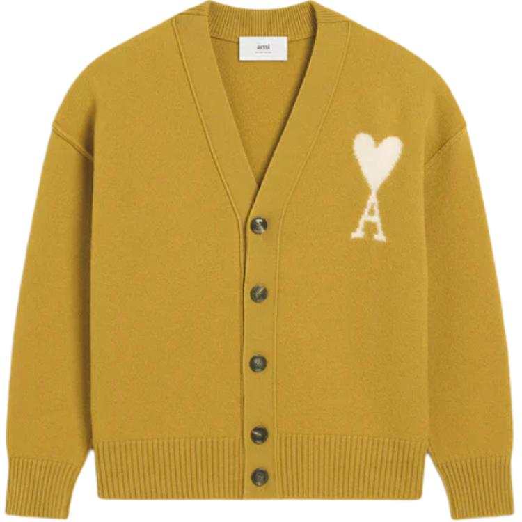 AMIPARIS Ami Paris Ami De Coeur Knitted Cardigan