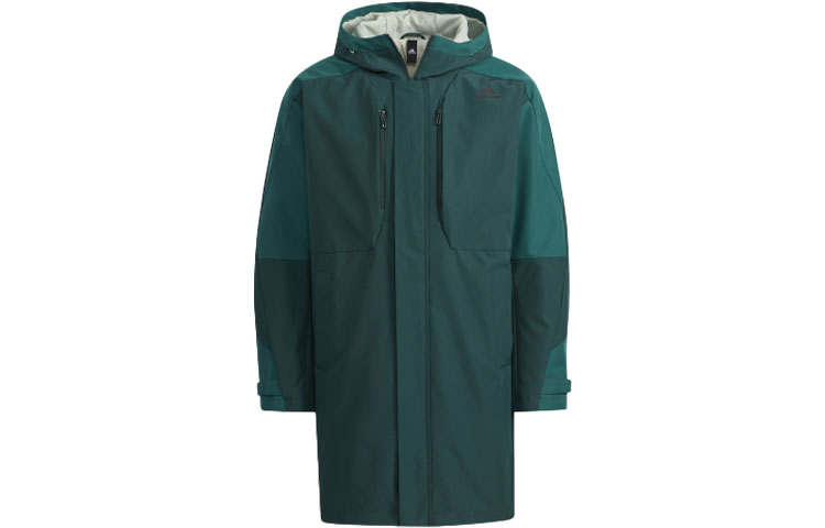 Adidas Adidas Jackets Men's Green Hooded Moderate Other
