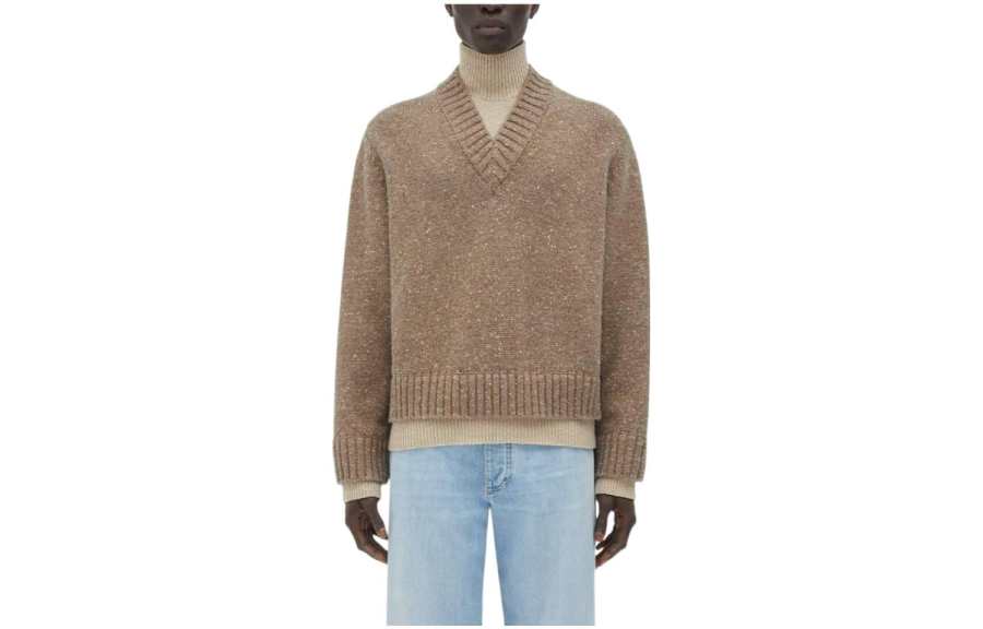 Bottega Veneta FW23 Sweater Men's Brown