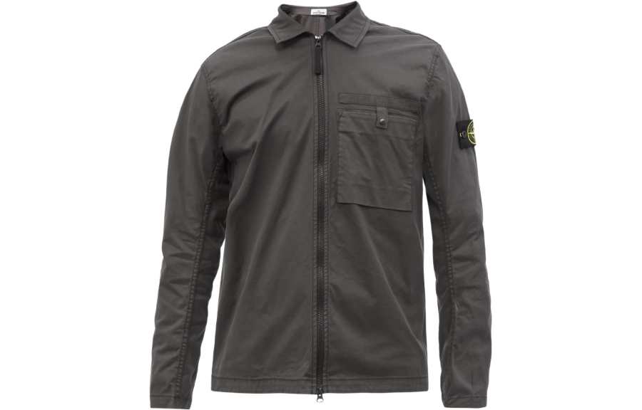 STONE ISLAND SS22 Jacket Fall Men's Charcoal Gray