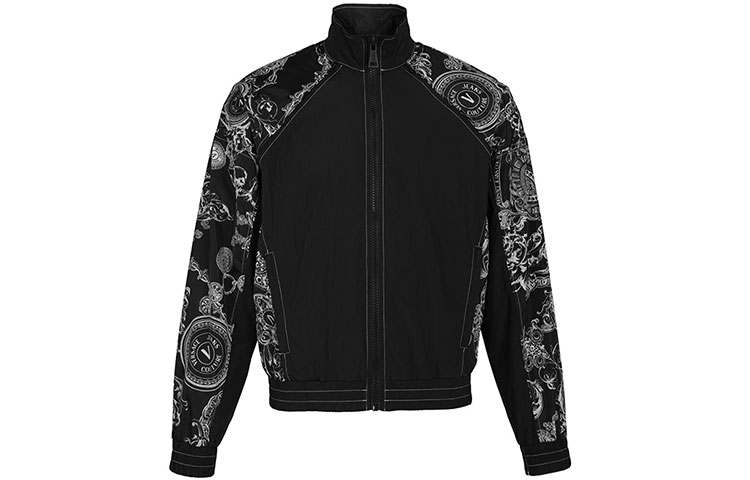VERSACE JEANS COUTURE Jackets & Coats Men's Black