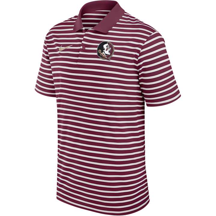 Nike Nike Florida State Seminoles Primetime Victory Striped Men's Nike Dri-FIT College Polo