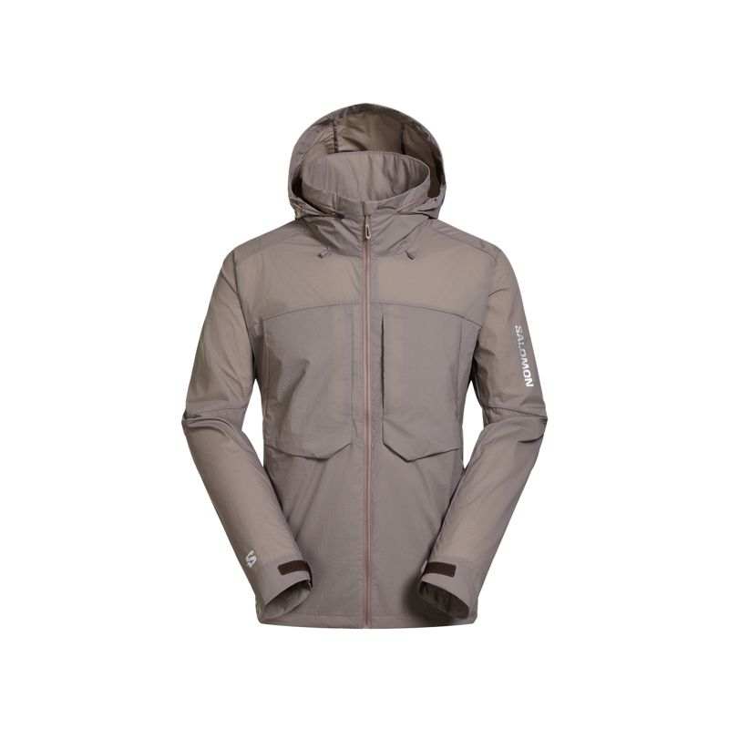 SALOMON SALOMON Jacket Unisex Iron Gray