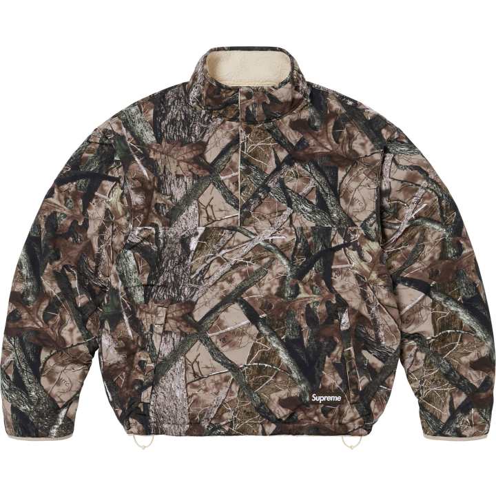 Supreme Supreme Polartec Shearling Reversible Pullover FW24