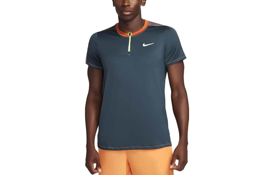 Nike Nike T Shirts Men's Peacock Green Crew Neck Moderate Straight Fit