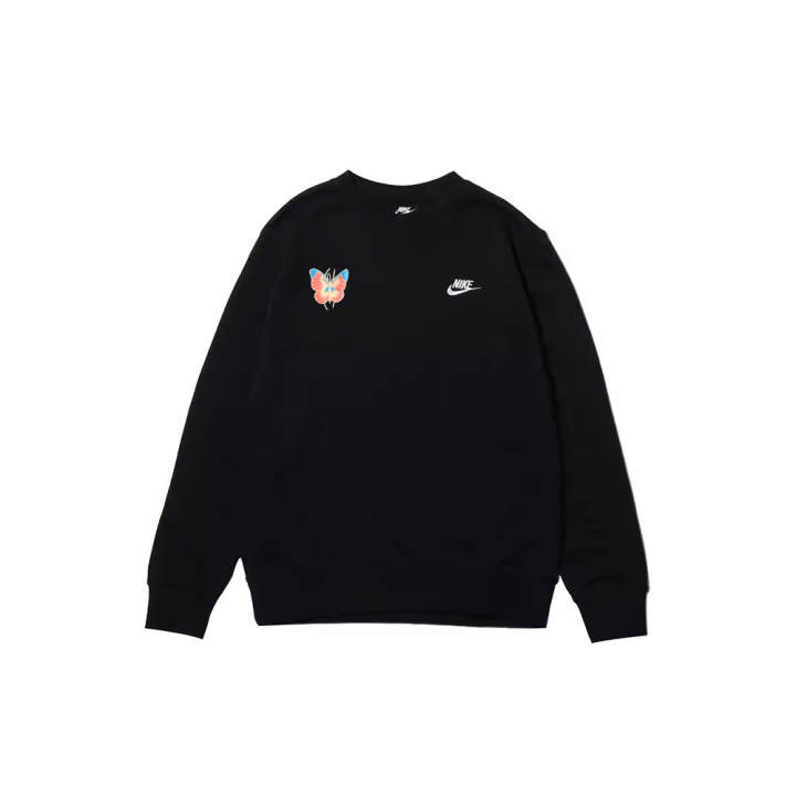 Nike Nike Sweatshirts Men's Black Crew Neck Moderate Regular