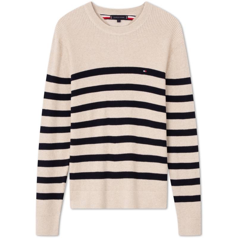 Tommy Hilfiger Knitwear Men's Beige White Navy Blue