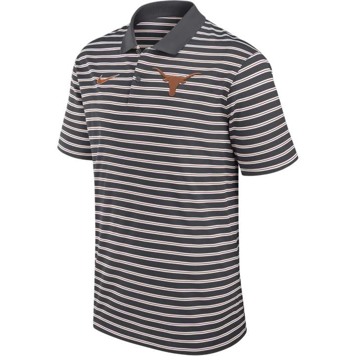 Nike Nike Texas Longhorns Primetime Victory Striped Men's Nike Dri-FIT College Polo