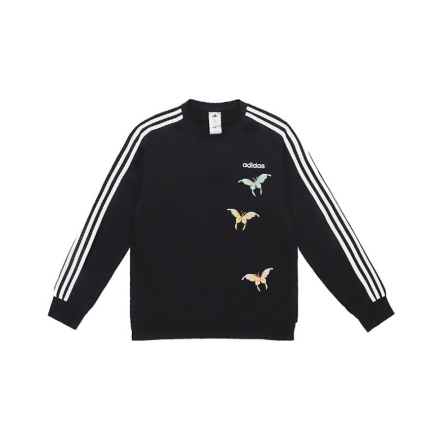 Adidas Adidas Sweatshirts Unisex Black Crew Neck Moderate