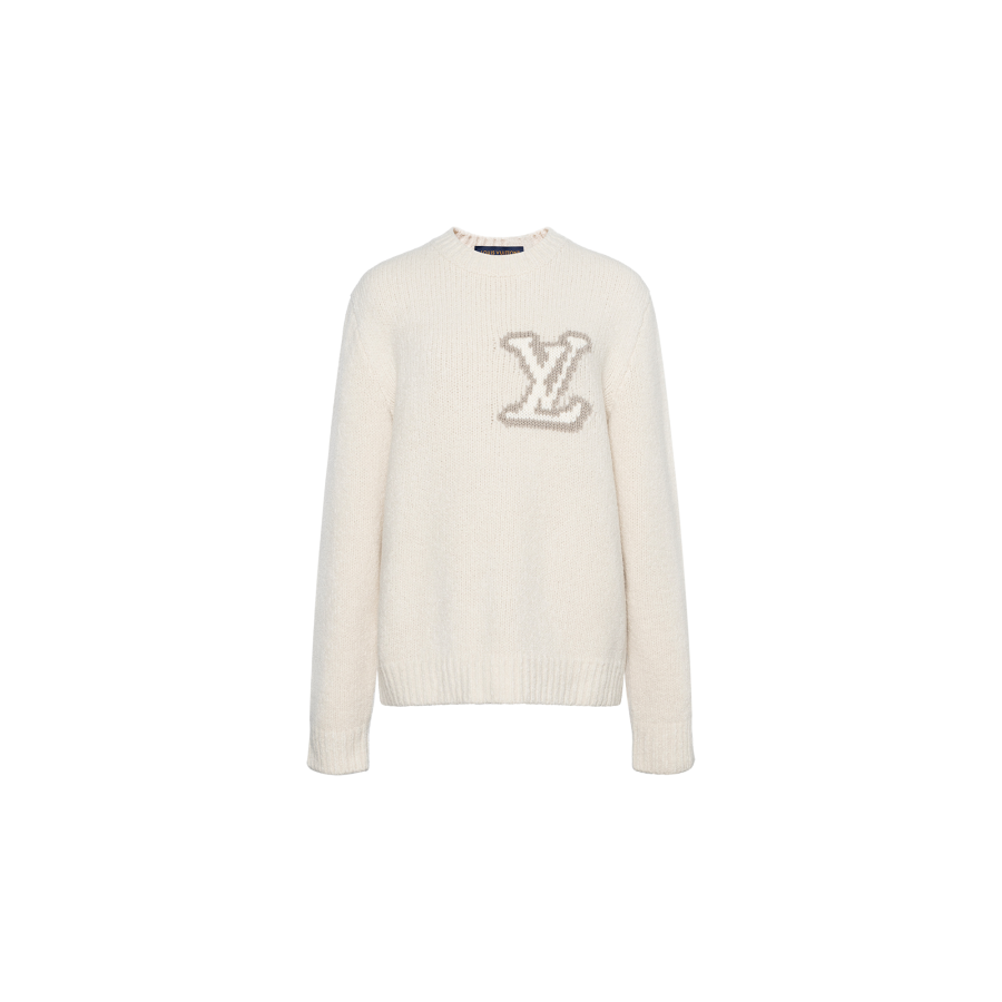 LOUIS VUITTON Lv Intarsia Crewneck