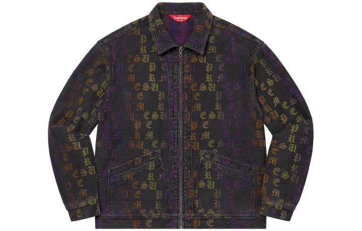 Supreme Supreme Gradient Jacquard Denim Work Jacket