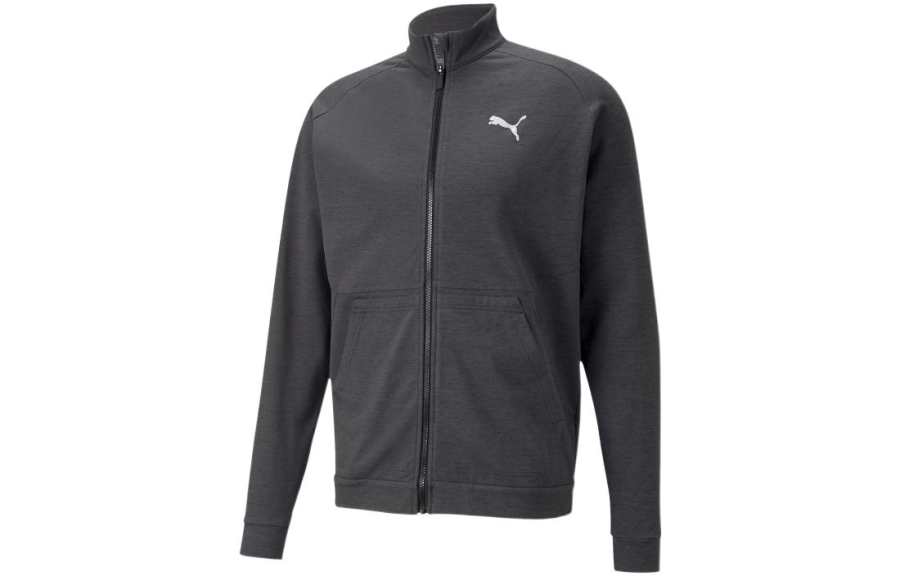 PUMA PUMA Jackets Men's Black Stand Collar Moderate Other