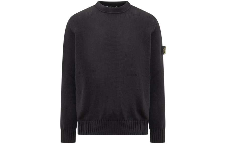 STONE ISLAND Logo Patch Crewneck Jumper