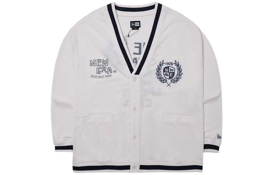 New Era SS24 Knitwear Unisex Ivory White