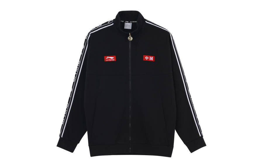 Li-Ning Li Ning Jackets Men's Black Stand Collar Moderate Other