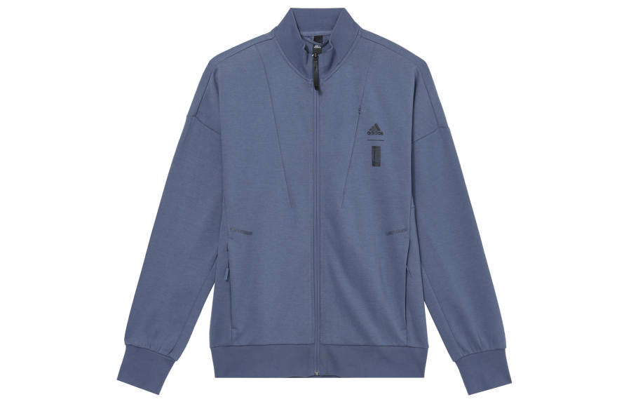 Adidas Adidas Jackets Men's Pale Cyan Stand Collar Moderate Other