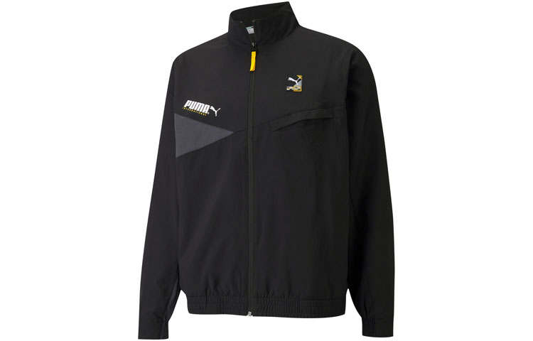 PUMA PUMA Downtown Jackets Men's Black Stand Collar Moderate Other