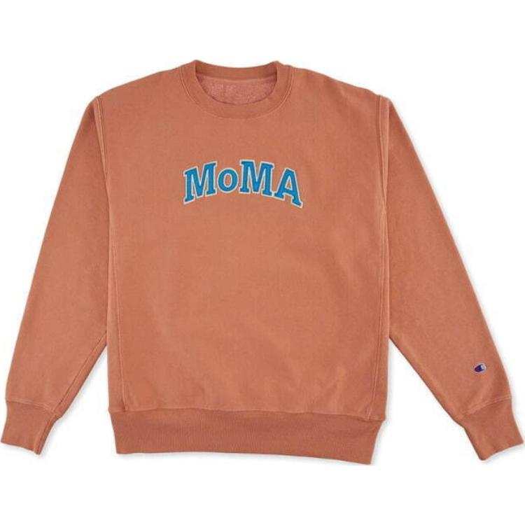 Champion MoMA Sweatshirts Unisex Crew Neck Moderate Other