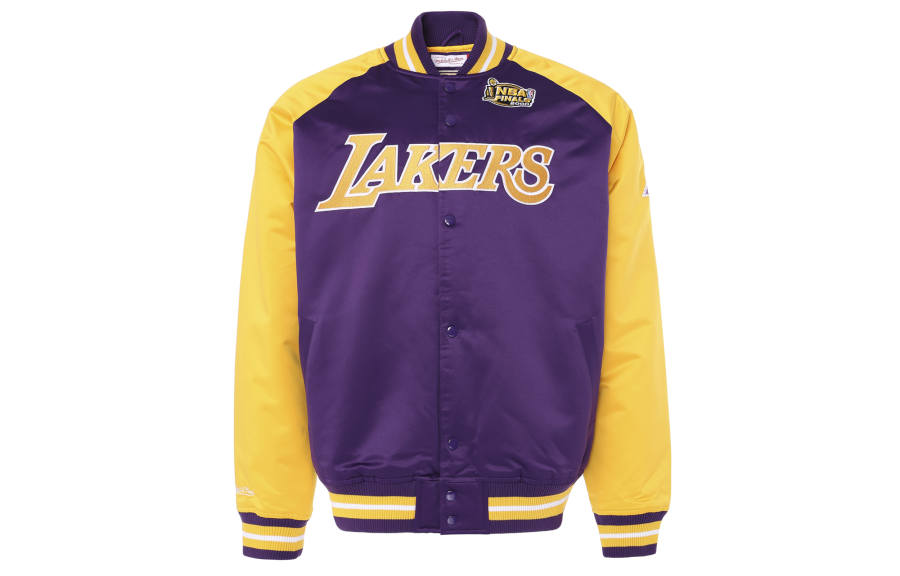Mitchell Ness Mitchell Ness Jacket Unisex Purple Yellow