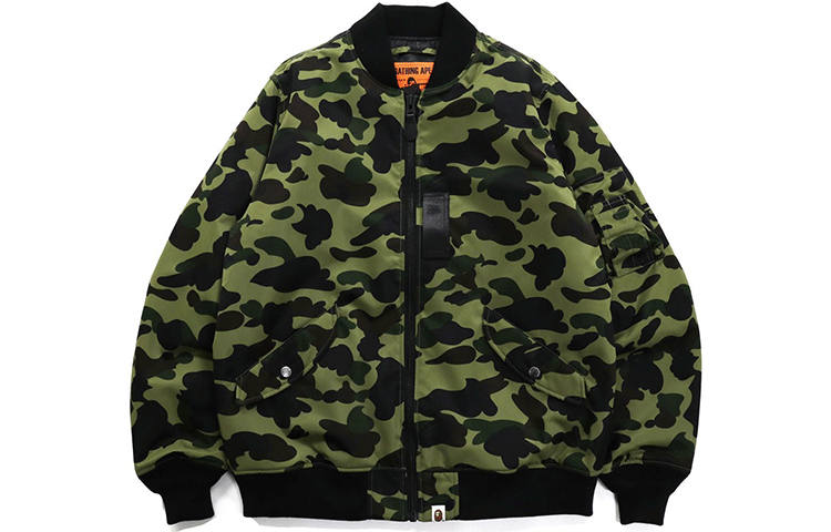 A BATHING APE Bape 1st Camo Half MA 1