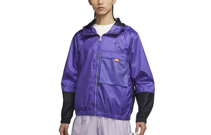 Jordan Jordan Jackets Men's Purple Hooded Moderate Other