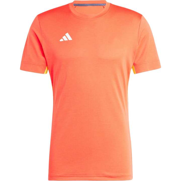 Adidas Adidas T Shirts Men's Light Red Crew Neck Moderate