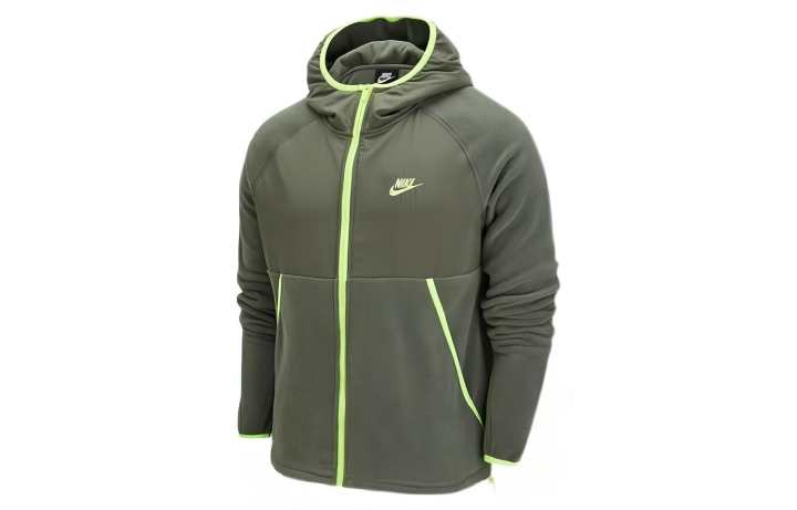 Nike Nike Jackets Men's Green Hooded Thickened Other