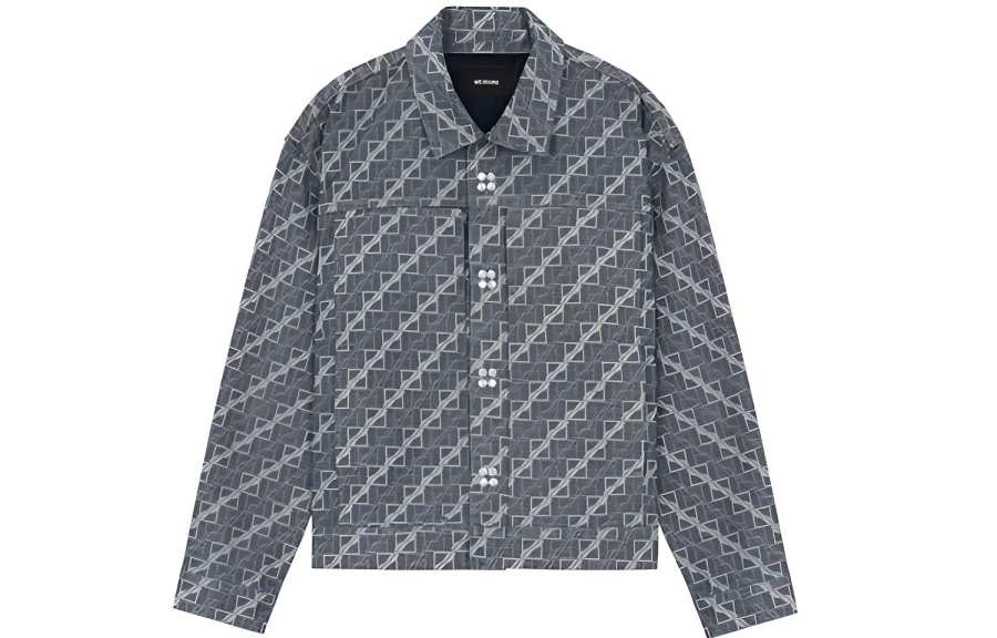 WE11DONE WE11DONE Jackets Unisex Gray Lapel Moderate Other