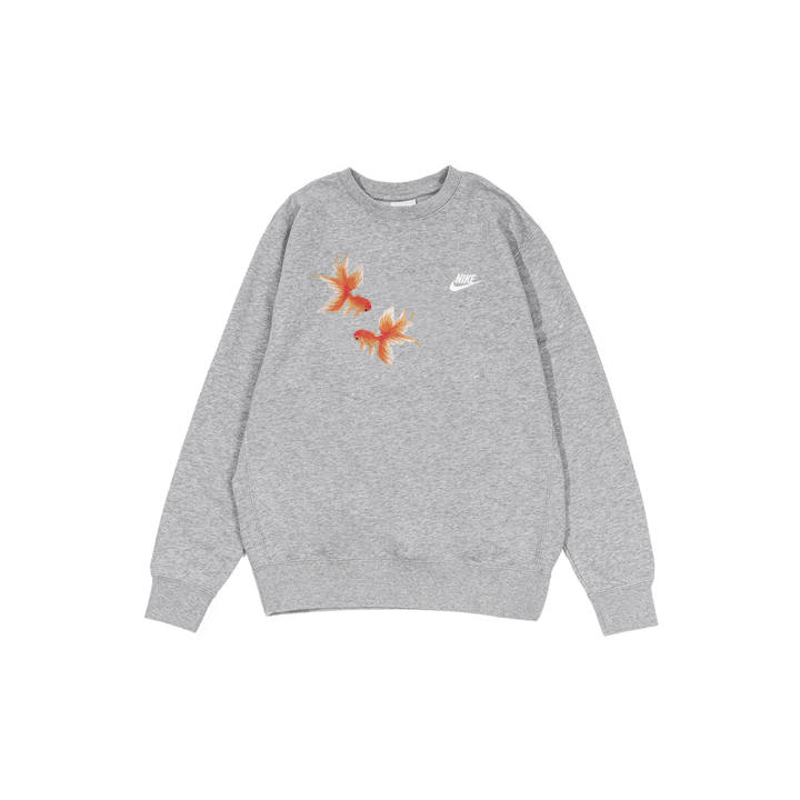 Nike Nike Sweatshirts Men's Gray Crew Neck Moderate