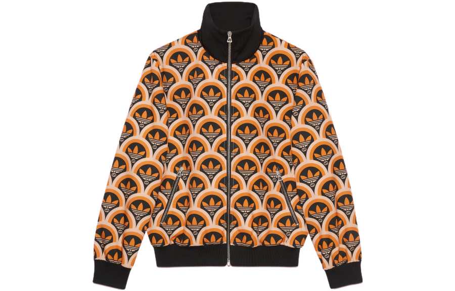 GUCCI X Adidas Trefoil Print Jacket