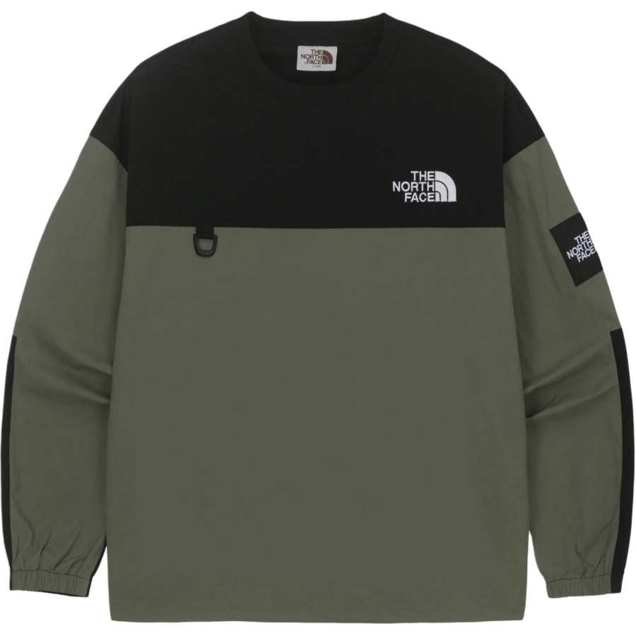THE NORTH FACE Albany Crewneck Army Green Unisex Korea Version