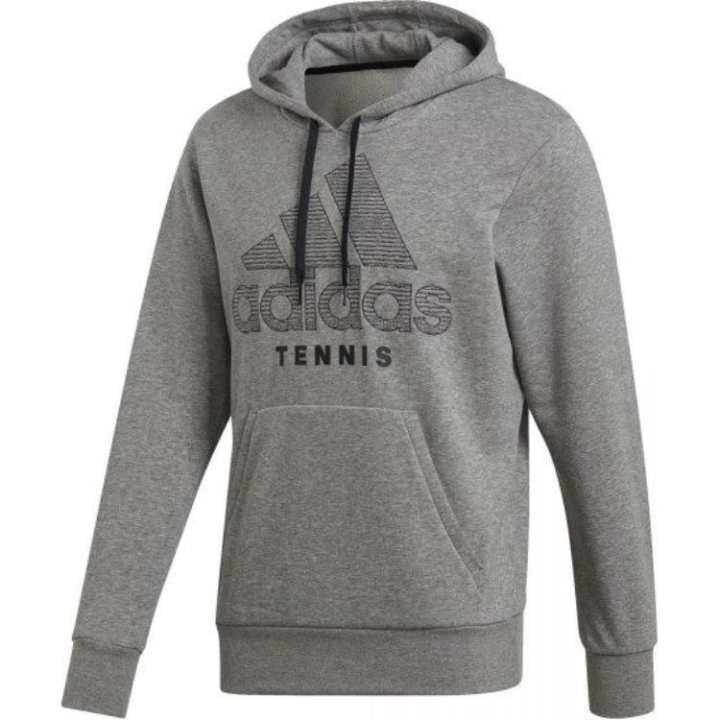 Adidas Adidas Sweatshirts Men's Gray Hooded Moderate