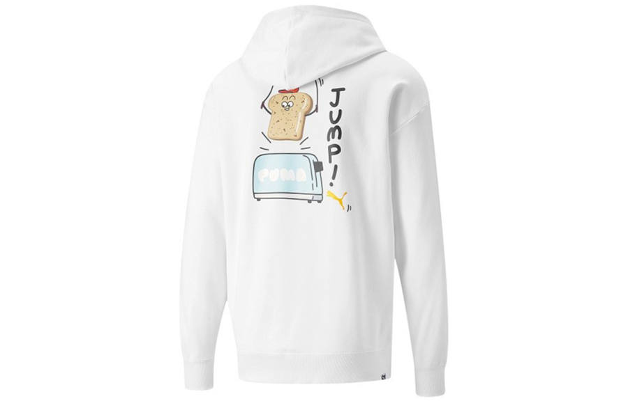PUMA PUMA Jackets Men's White Hooded Moderate Other