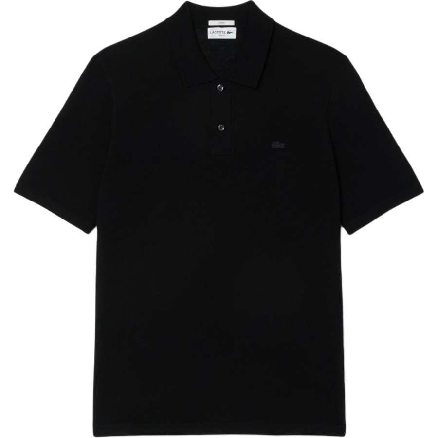 LACOSTE LACOSTE Sweaters Unisex Black Lapel Moderate