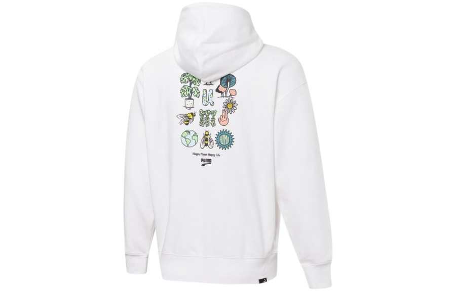 PUMA PUMA Jackets Men's White Hooded Moderate Other