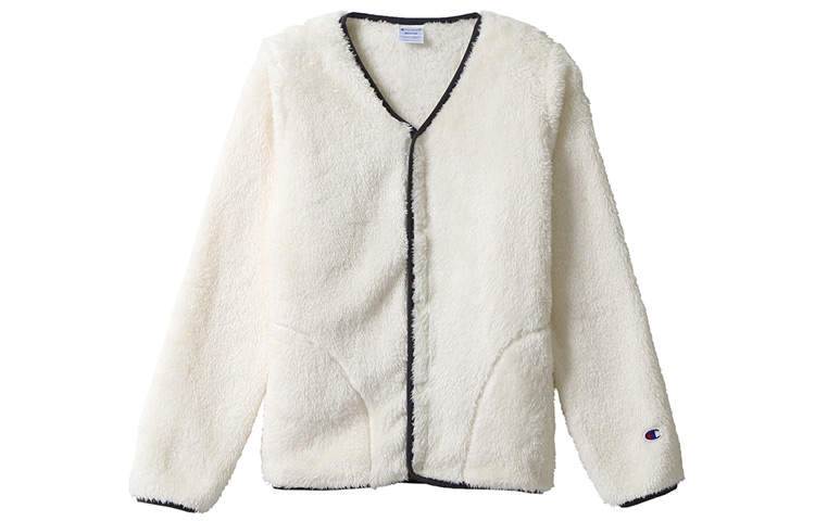 Champion Fleece Lined Thick V Neck Cardigan Jacket Japan Version, Winter Unisex
