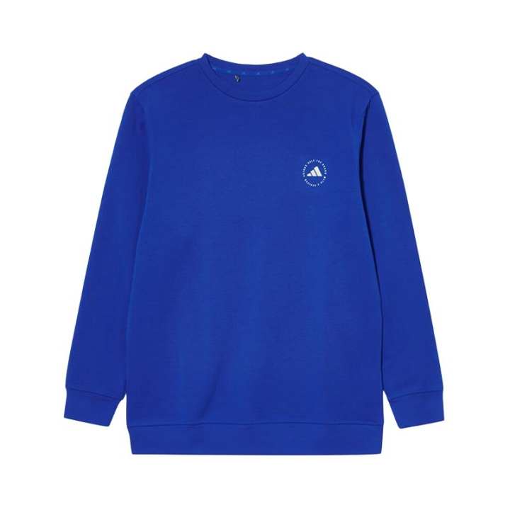 Adidas Adidas Sweatshirts Unisex Blue Crew Neck Moderate Other