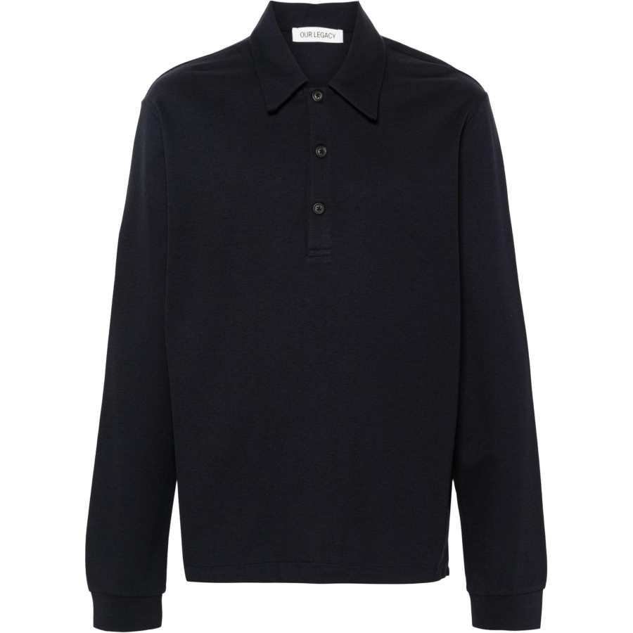 OUR LEGACY Polo Shirt Men's Marine Blue