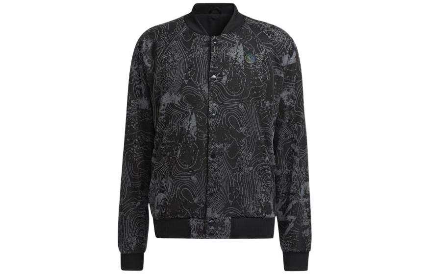 Adidas Adidas Harden Jackets Men's Black Baseball Collar Moderate Other