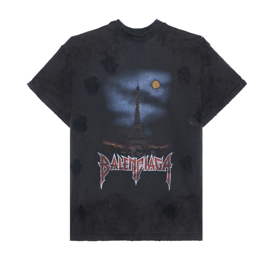 Balenciaga Paris Moon Double Front T Shirt