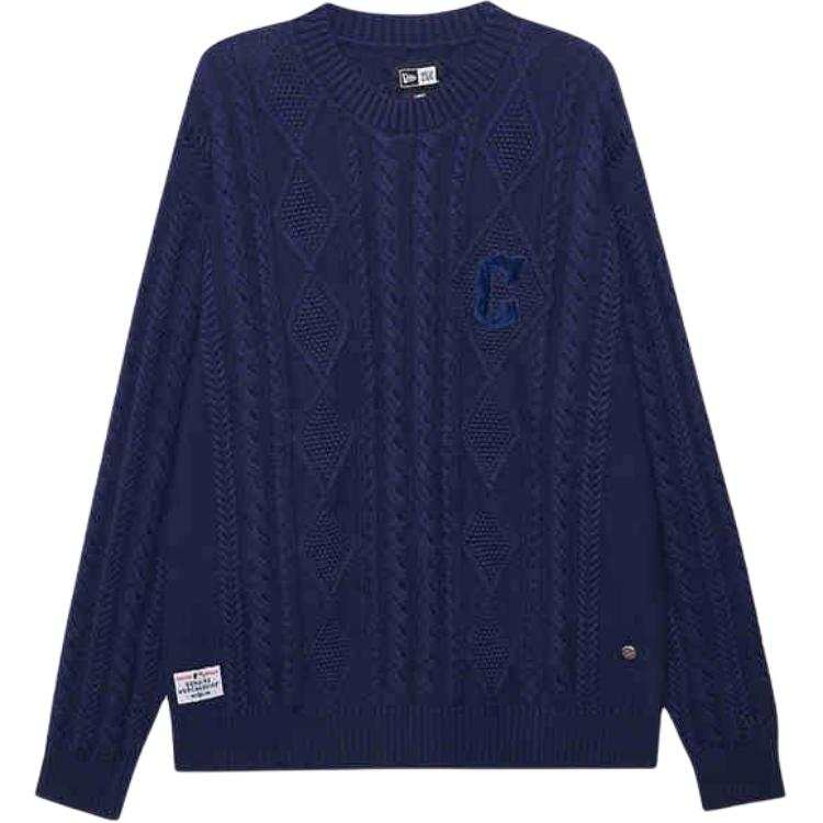 New Era FW24 Knitwear Unisex Navy Blue